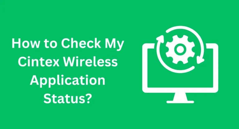 Check Cintex Wireless Application Status